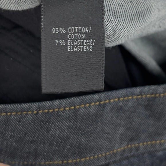 ✨SOLD✨Lafayette 148 New York Wide Leg Trouser Jeans Womens Dark Wash Size 6 - Picture 11 of 13